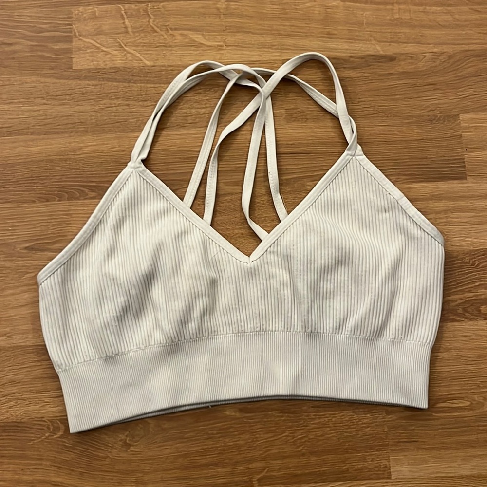 Aerie racer back strappy bralette
